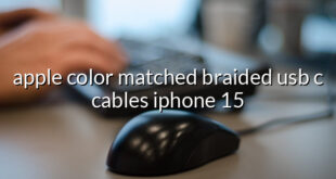 apple color matched braided usb c cables iphone 15