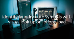 identify laundry auto symbols with visual look up on iphone ipad