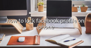 how to lock facebook profile on iphone