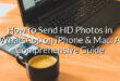 How to Send HD Photos in WhatsApp on iPhone & Mac: A Comprehensive Guide